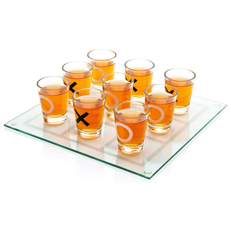 Fairly Odd Novelties Shot Glass Drinking Game Set For Party Desk Board Game For Adults Friends Hacing Fun