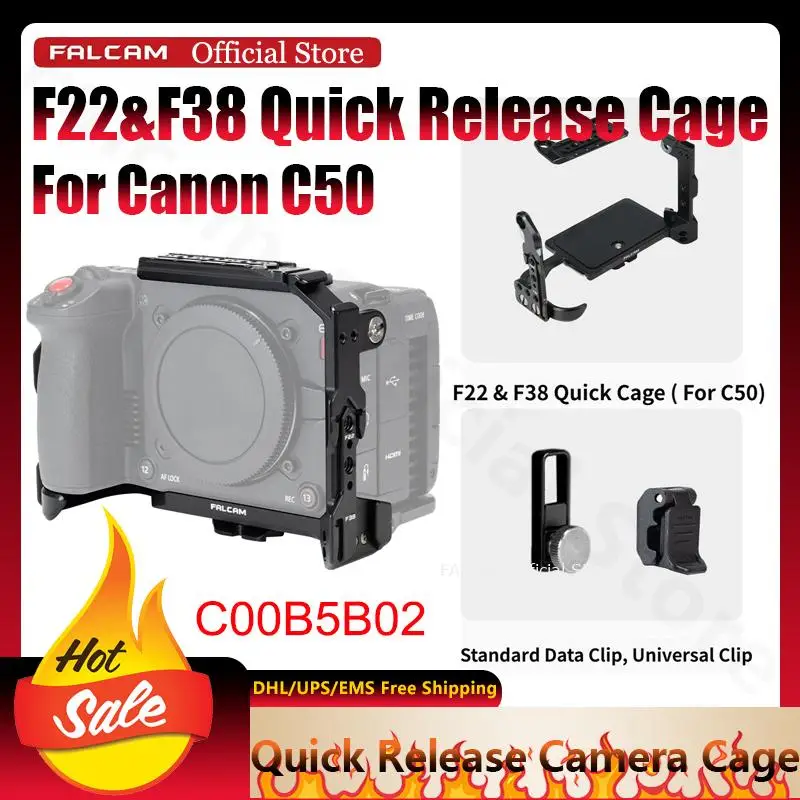 Falcam Official F22&f38 Quick Release Cage for Canon C50 Pro Performance Efficient Creation Versatile Accessories Expansion