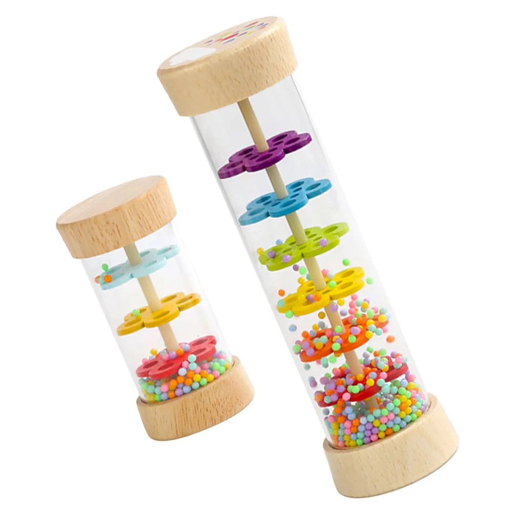 

2pcs Rain Sound Maker Toy Musical Instrument Natural Simulation Clear Audio Sensory Kids Noise Tubes Realistic Rain Stick Shaker