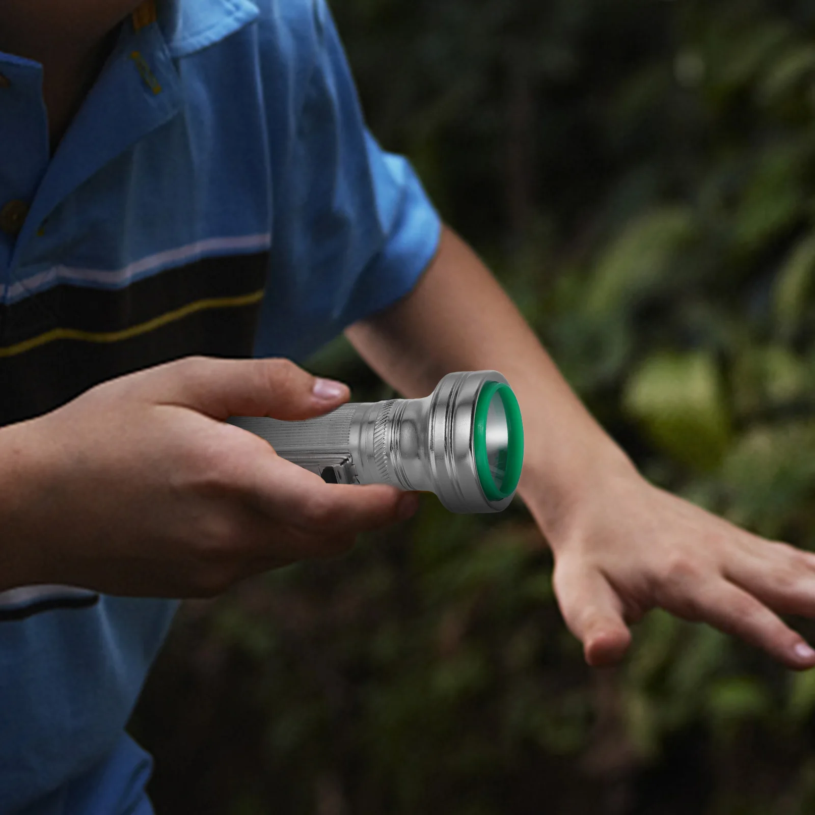 Retro Flashlight Vintage Metal Old Style Camping Equipment Rechargeable LED Light Portable Outdoor Adventure Night Use Classic