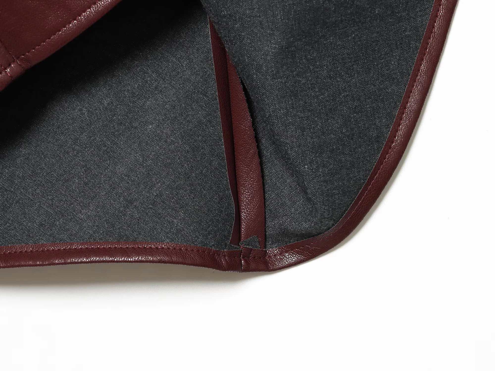 2026 Herbst Neuheit Vielseitiger Lässiger Damen-Midi-Rock mit Leder-Effekt und A-Linien-Schnitt – Detail 15