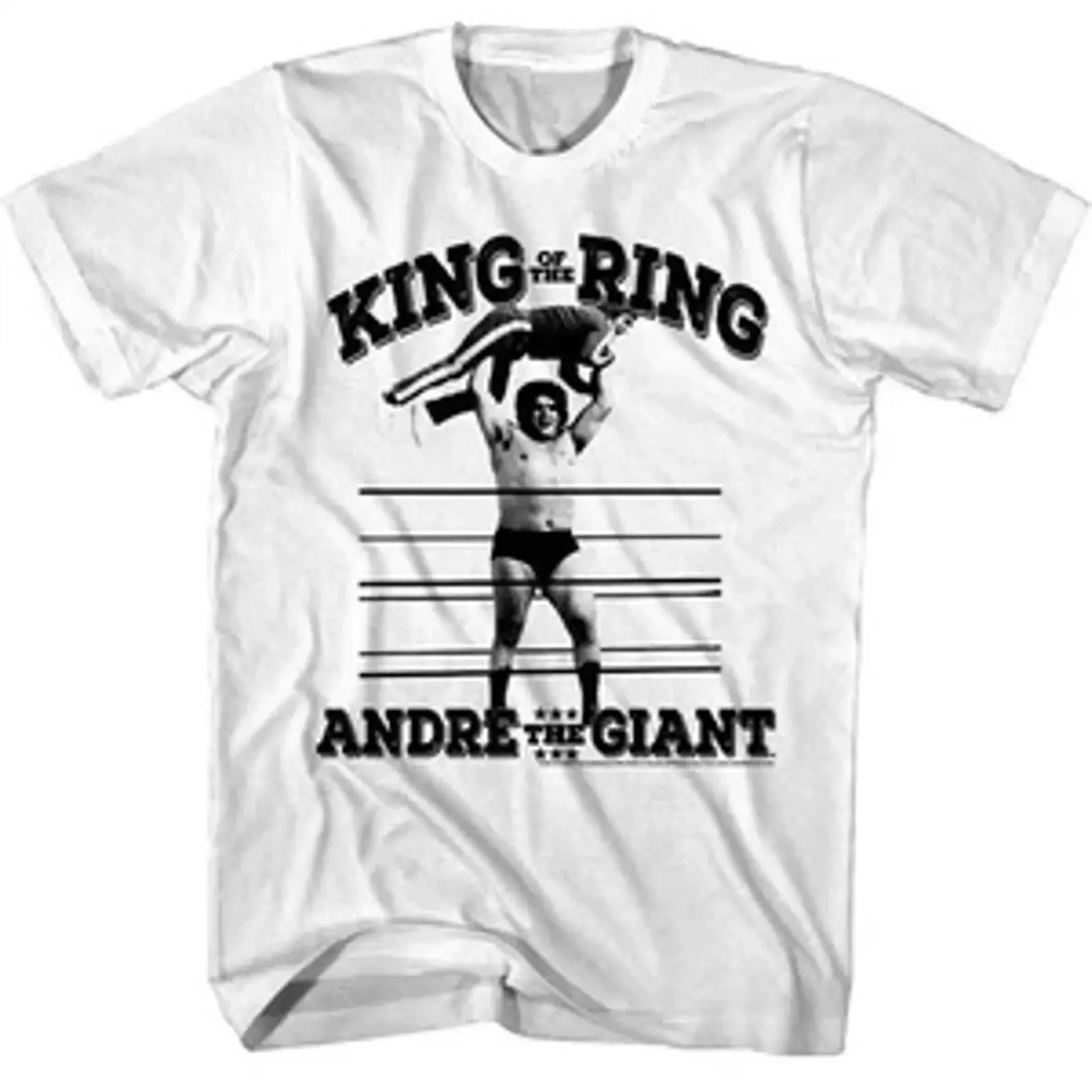 Andre the Giant King of Ring Men's T Shirt vintage Washed Stylish streetwear Unisex graphic fashion Casual Comfortable