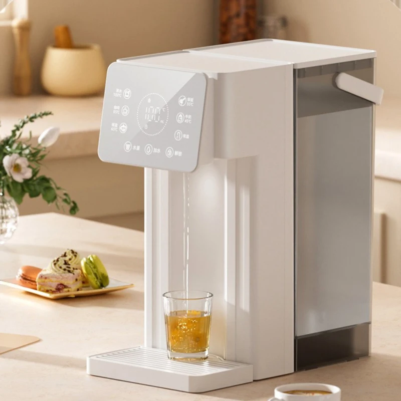 موزع الماء الساخن الأوتوماتيكي لسطح المكتب مع فلتر مياه لنظام تسخين فوري لتكييف حليب الأطفال والمكتب والمنزل