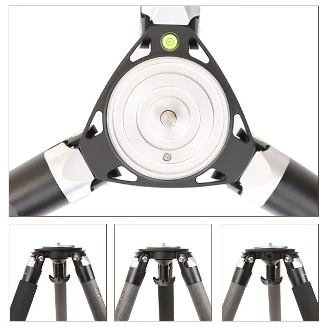 OBO Carbon Fiber Foldable Tripod with Twist Lock Waterproof & Shockproof 50KG Load Capacity for DSLR & Video Cameras
