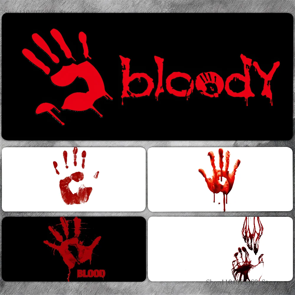 Bloody Mousepad Large Keyboard Desk Mat Gaming Mouse Pad LockEdge Non-slip Mat