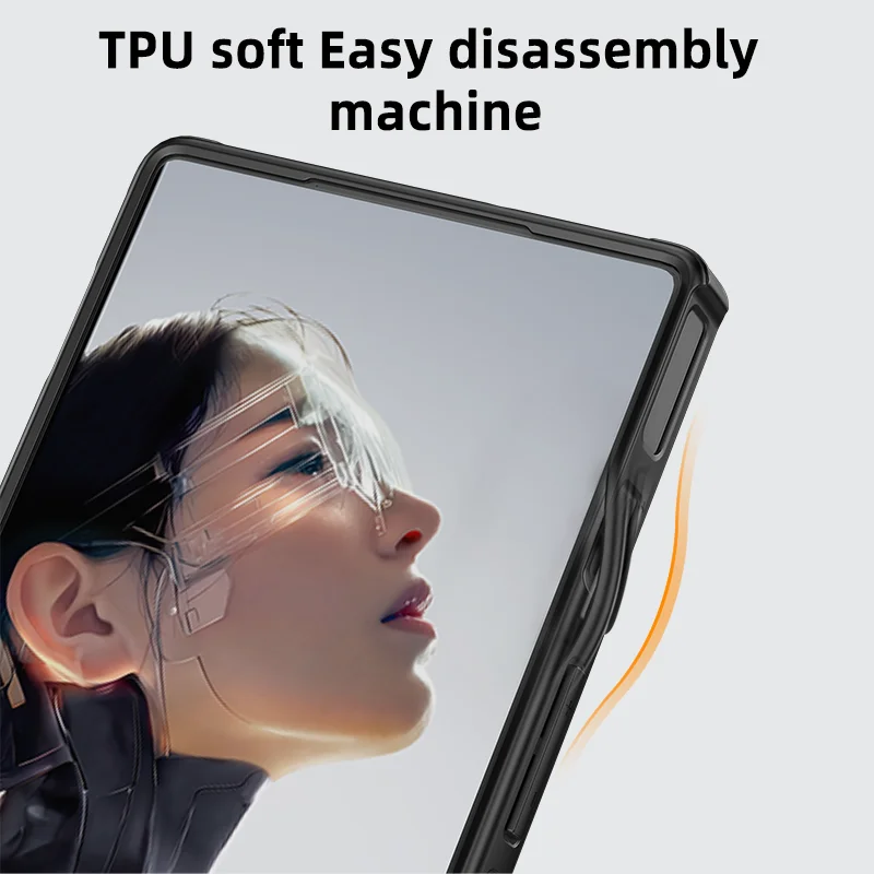 Translucent Shockproof Phone Case For ZTE Nubia RedMagic 11 Air TPU Matte Frame Magnetic Wireless Charging Plastic Back Cover - view 4