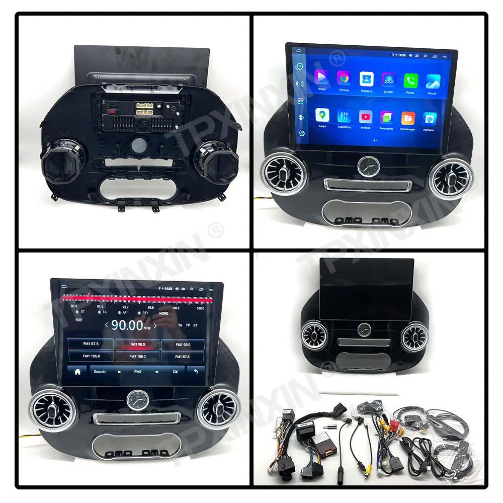 Car Radio For Mercedes Benz Vito 2015 2016 2017 2018 2019 2020 2021 2022 Android Auto Car Multimedia Player GPS Navi Head Unit