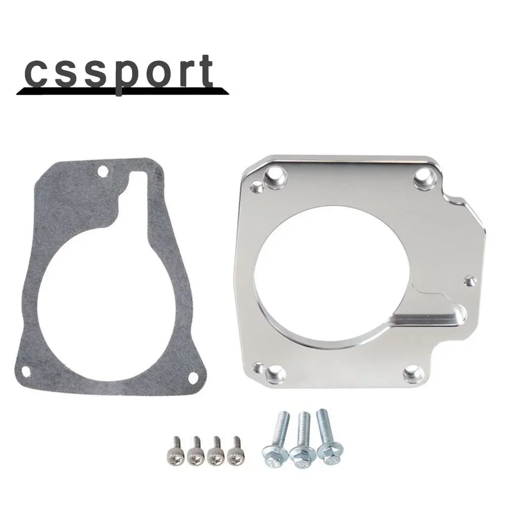 

Адаптер для грузовика LS TB-1021 LS, адаптер корпуса дроссельной заслонки, пластина, 4 болта впуска на 3 болта, прокладка TB, новое поступление, алюминий