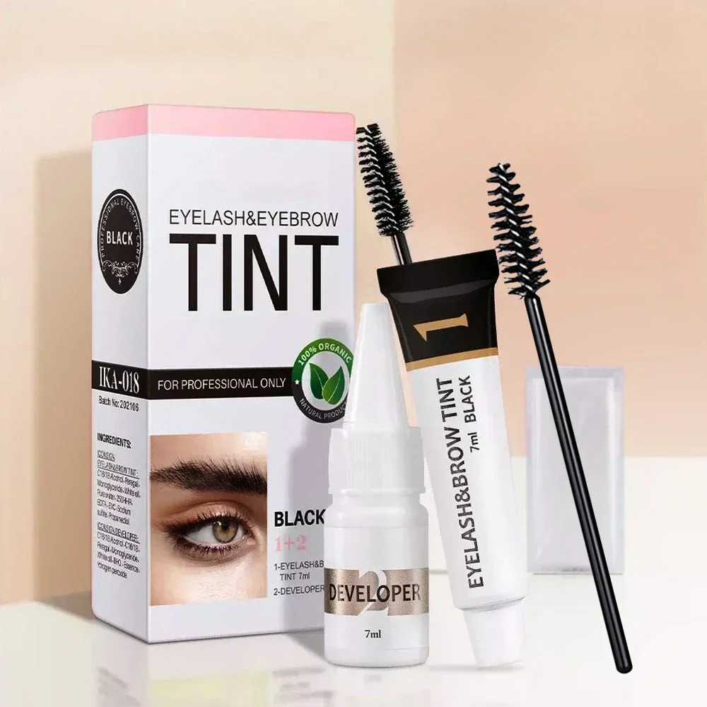 Kit de embaupour les cils et les sourcils, teinte professionnelle, imperméable, longue durée, semi-continu, lifting des sourcils