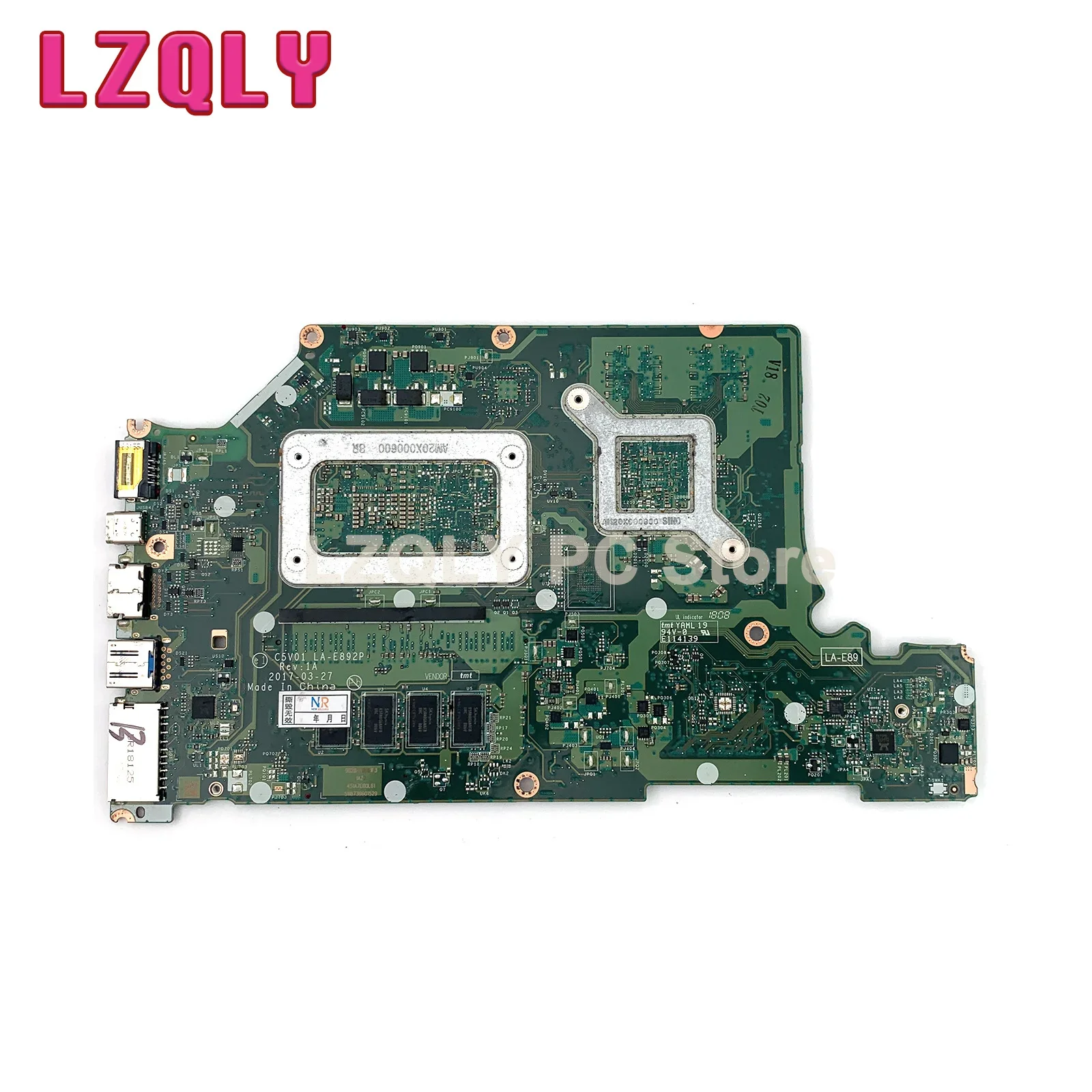 For ACER Aspire A515-51G A615-51G Laptop Motherboard C5V01 LA-E892P I3/i5/i7 CPU N16S-GTR-S-A2 GPU Mainboard 100% Test OK Used