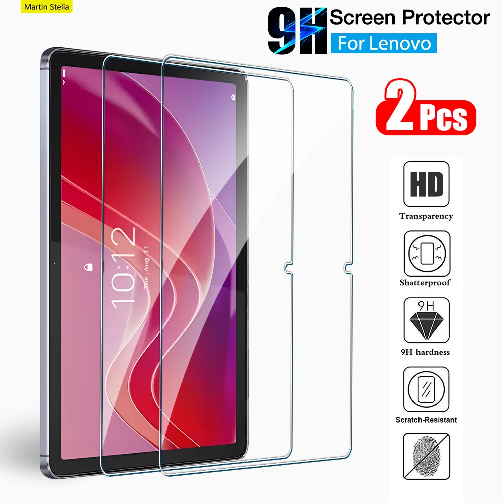 2PCS Screen Protector Tempered Glass for Lenovo Tab M10 Plus 3rd 2nd 1st Gen M11 P11 Pro Tablet Lenovo Film