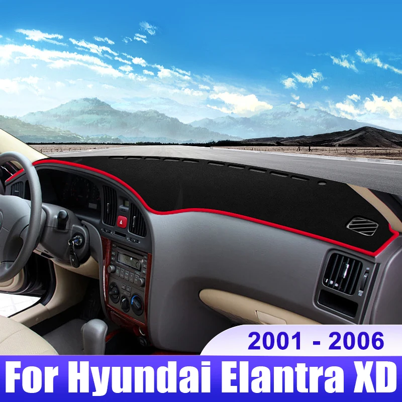 

For Hyundai Elantra XD 2001 2002 2003 2004 2005 2006 Car Dashboard Cover Dash Mat Sun Shade Non-slip Pad Interior Accessories