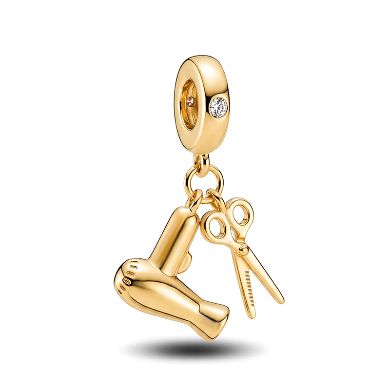 Fashion Hot Air Balloon Racket Water Cup Charm Pendant for Bracelets DIY Women's 925 Sterling Silver High Quality Fine Jewelry