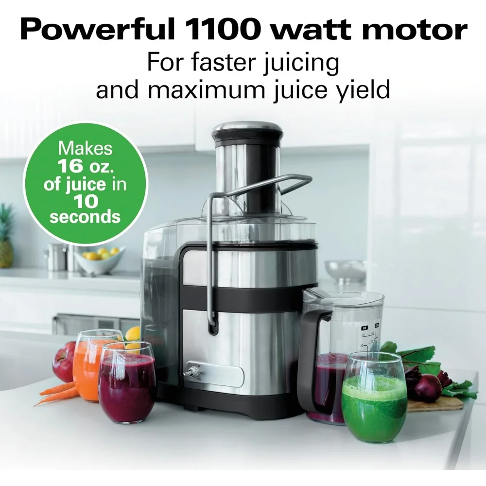 Haoyunma Professionele Juicer Machine, Centrifugaal Extractor, Met 3.5 "Super Parachute Voor Hele Vruchten En Groente