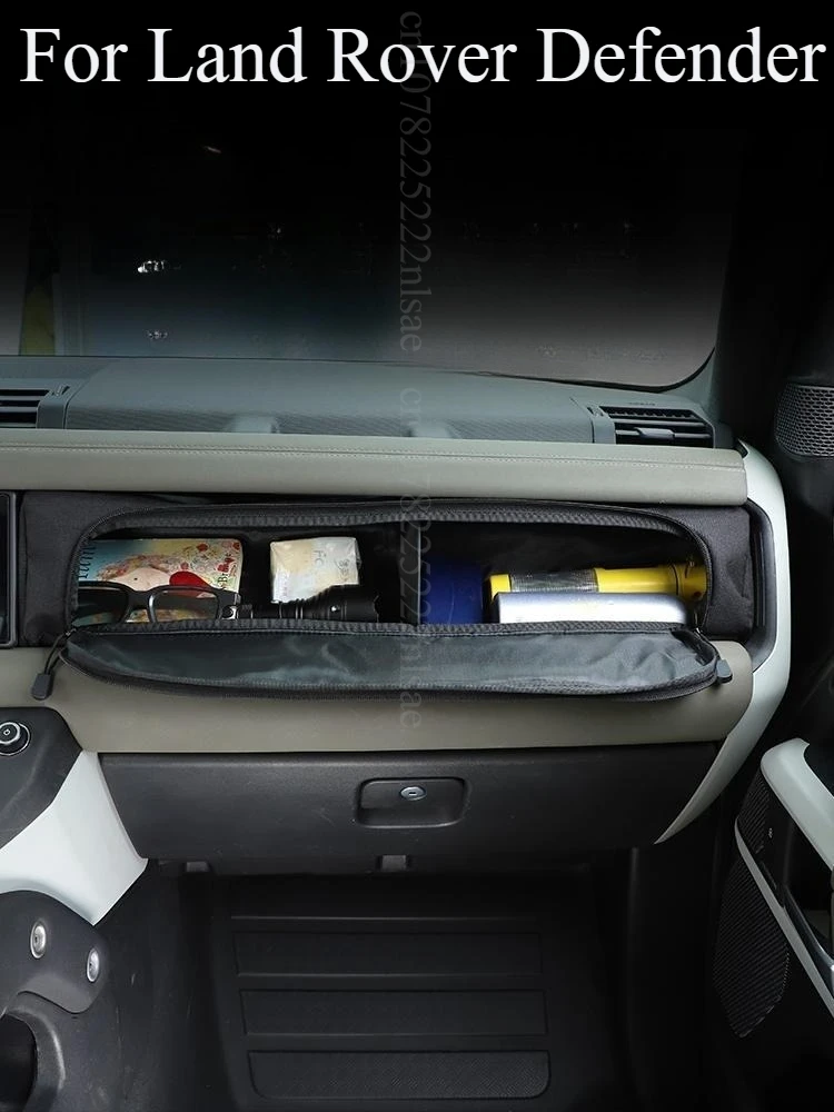 

Для Land Rover Defender сумка для хранения приборной панели органайзер аксессуары для салона автомобиля водонепроницаемый прочный многофункциональный чехол