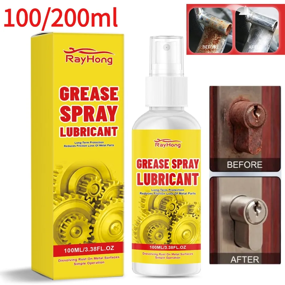 Spray Lubricante para Eliminar el Óxido, Multiusos, para la Prevención de la Oxidación, Lubricación y Mantenimiento de Automóviles
