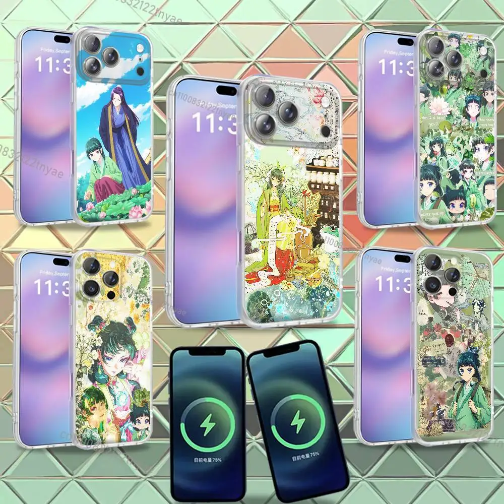 

Frosted for Magnetic Wireless Phone Case For iPhone 16,14,11,17,13,15,12,Air,Plus,Pro,Max,E,Mini A-Apothecary D-Diaries Maomao