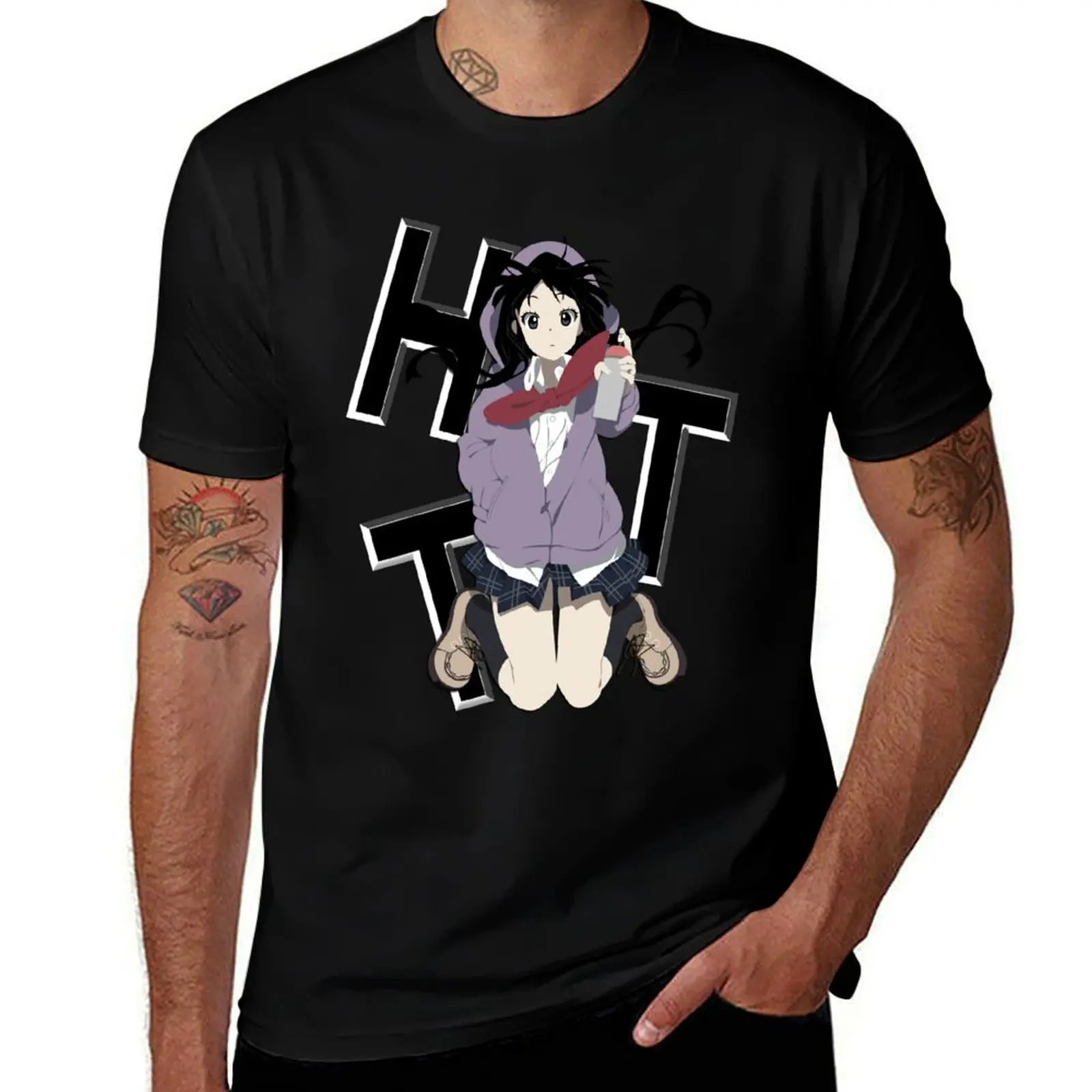 

K-ON!! - Akiyama Mio T-Shirt Stylish Graphic Short Sleeve Top