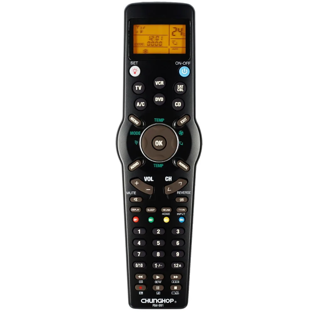 Chunghop RM-991 Universal Remote: The Ultimate Solution for Code RM Programming Across Six Devices