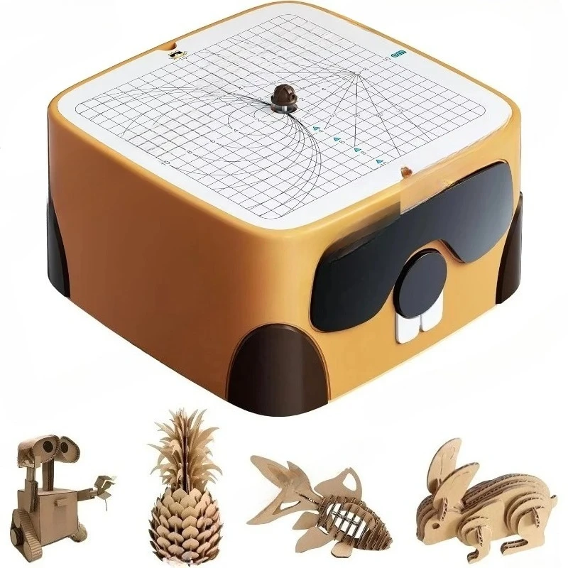 C1 paper cutter child safety DIY cardboard 3D model laser engraving machine