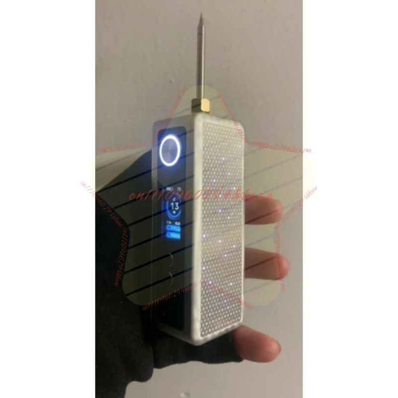 510 Kabelloser Lötkolben mit Einstellbarer Spannung, 100W Lithium-Akku, Tragbares Schweißgerät Typ C