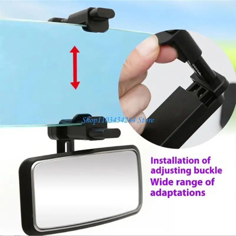 Wide Angles Infant Car Mirror Backseat Monitoring Mirror 360 Rotates Tool Safe Travel Companion Rearview Convex Lens
