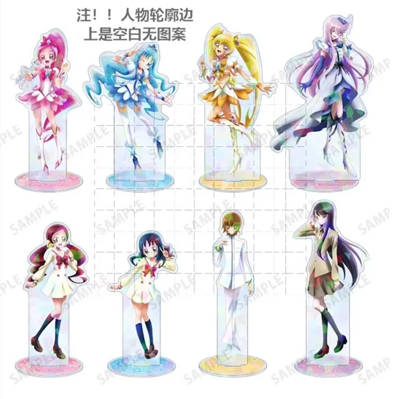 

Game Precure Pretty Cure Acrylic Stand Doll Anime Hanasaki Tsubomi Tsukikage Yuri Figure Model Plate Cosplay Toy for Gift