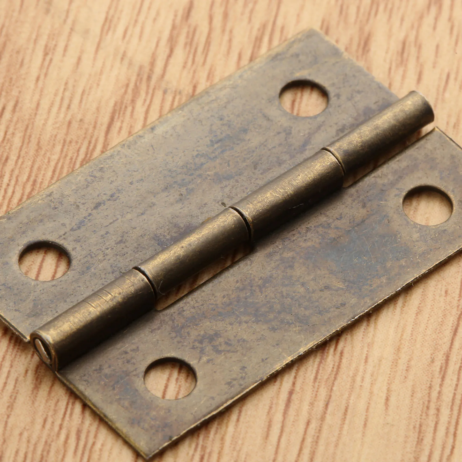 10PCS 35*22mm Hinges For Vintage Jewelry Chest Suitcase Door Wardrobe Bin Cabinet Vintage Wooden Box Antique Bronze With Screws