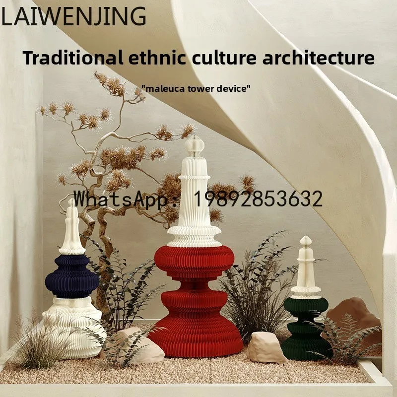 LYY  cylindrical display stand Melaleuca tower device display stand decorative display stand