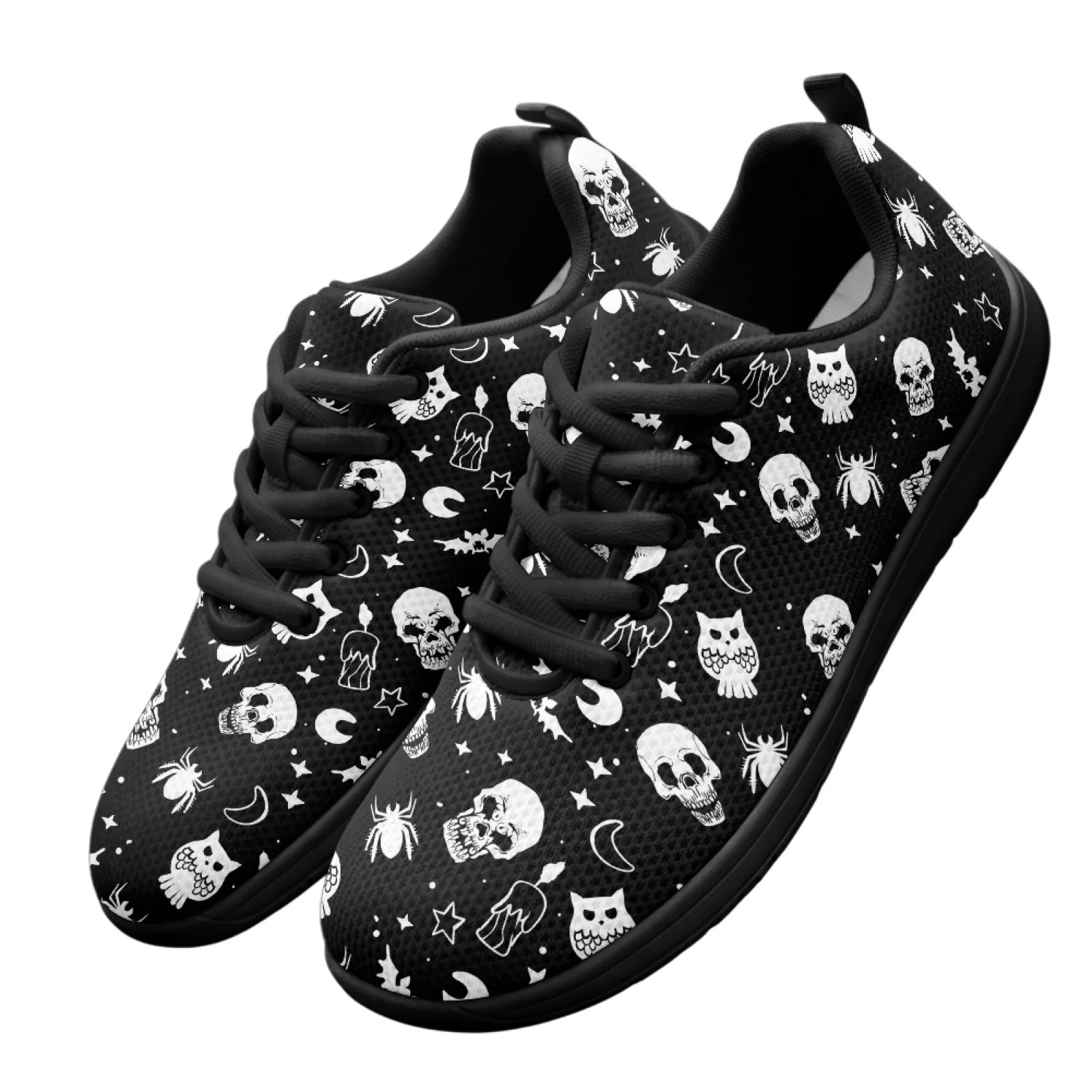 PENSTROLL Skulls Pattern Breathable Mens Hiking S for Garden Mesh & EVA Men Extra Wide Shoes Athletic Shoes
