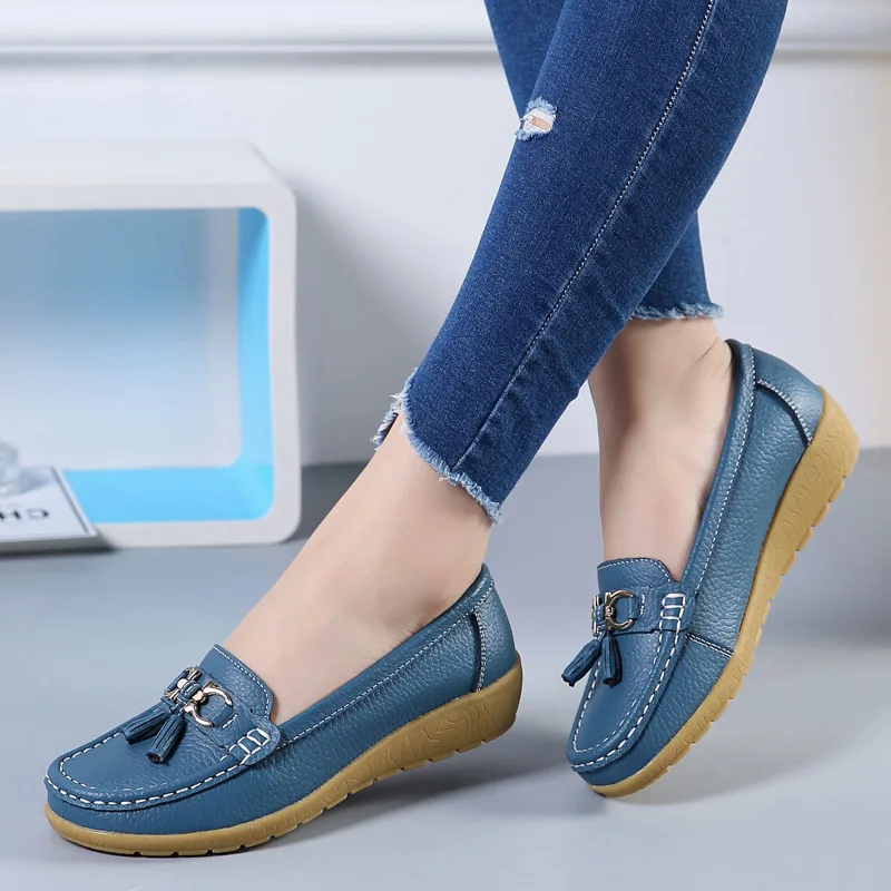 Flats Shoes Women Casual Shoes Fashion Loafers Ladies Flat Sneakers Slip-on Female Footwear Plus Size Moccasins Zapatos Mujer