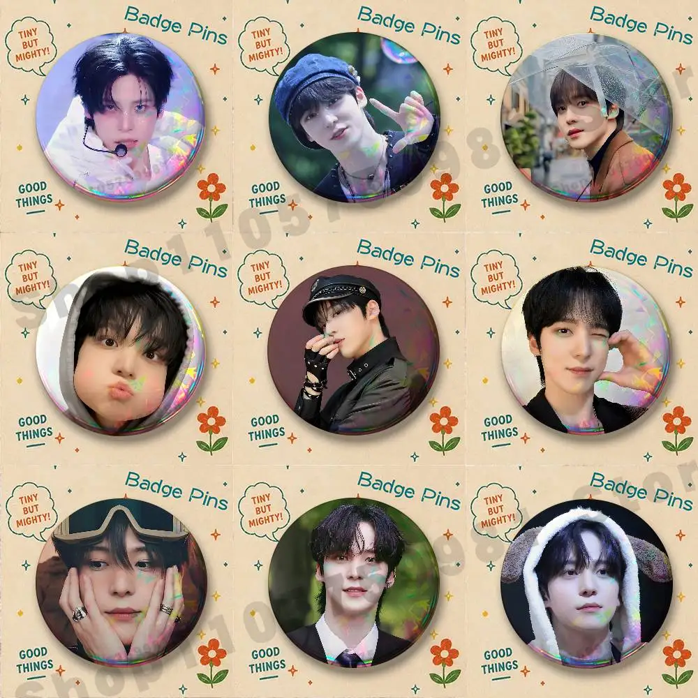 Cute Singer Y-Yunho Badges Cartoon Character Pins Brooch for Bag Shoes Decoration Jewelry