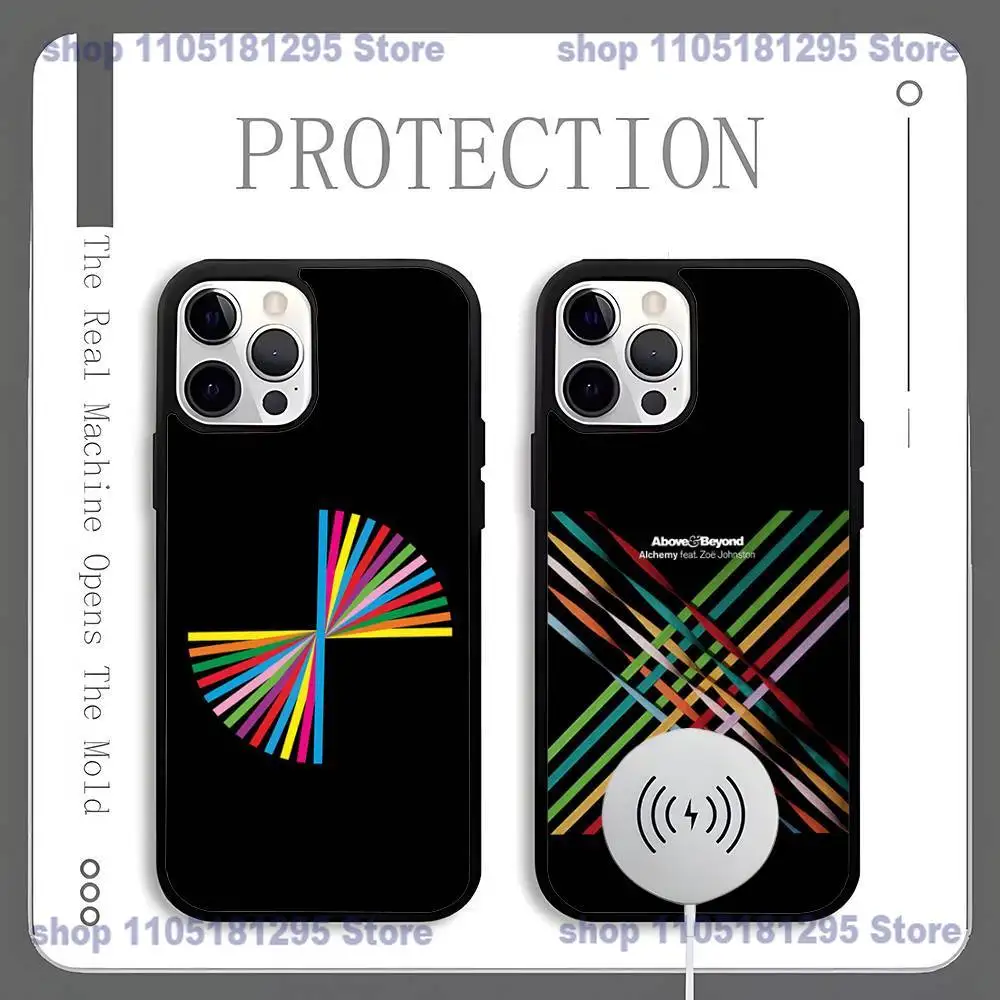 

Above And Beyond DJ Phone Case For iPhone 17,16,15,14,13,12,11,Pro,Max,Plus,Mini,SE4,E Magnetic Magsafe Wireless Charging