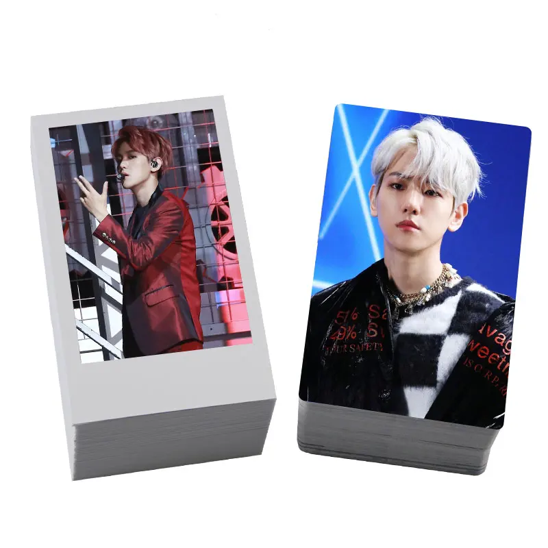 

Series3 Baek-Hyun Byun BaekHyun Photo Mini Card Wallet Lomo Card Fans Collection Gift