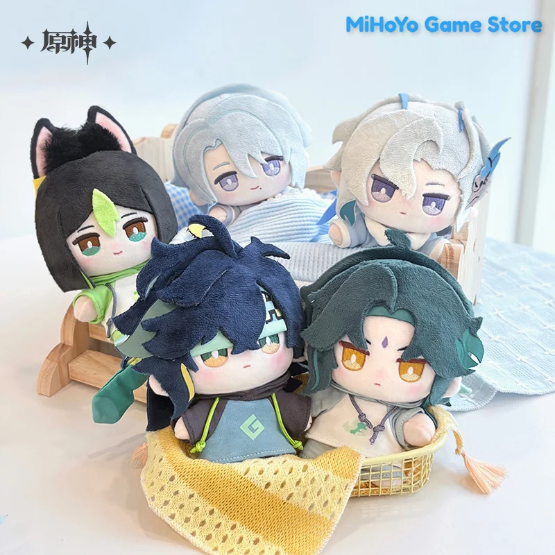 

MiHoYo Original Genshin Impact Neuvillette Q-Version 15cm Pillow Xiao Model Ornament Cosplay Tighnari Ayato Birthday Gifts