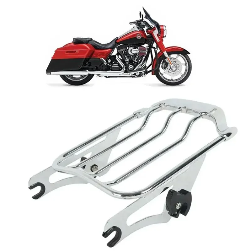 

Два багажника для Harley Touring Street Glide Road king 2009-UP FLTR FLHX Road Glide Air Wing, аксессуар для мотоцикла