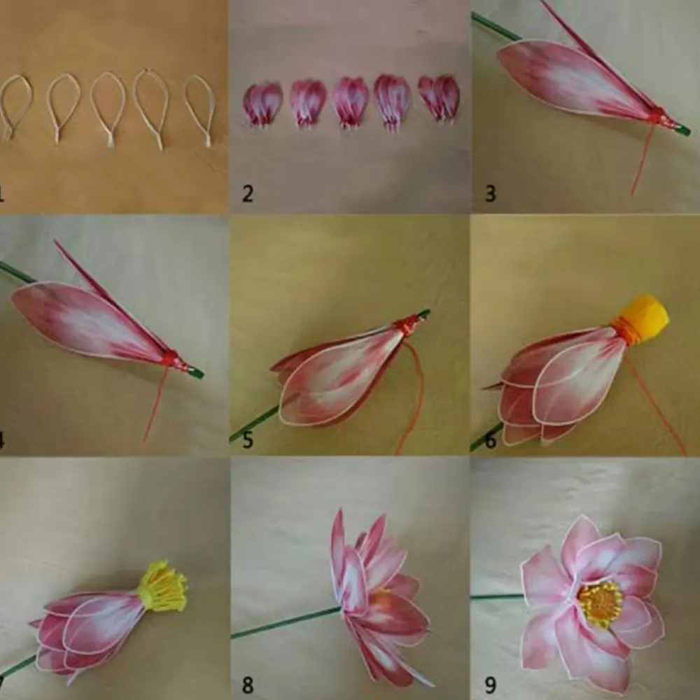 40Pcs/lot Stocking Flower Wire #22 #26 Commonly Used Iron Wire For DIY Nylon Flower Floral Wire Ronde Flower Material Accessory