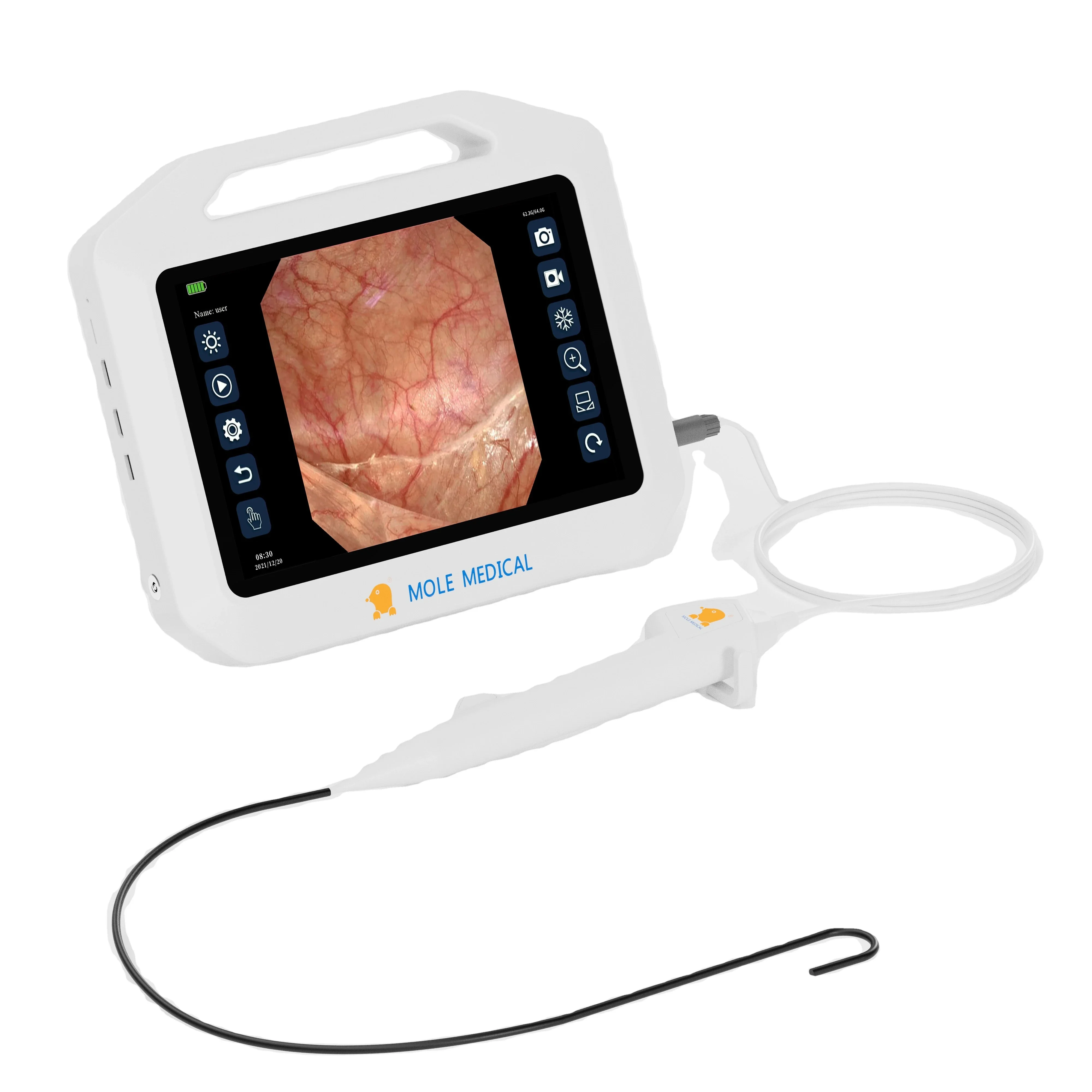 7.5FR Single Use Digital Video Flexible Ureteroscope Price Disposable Portable Urology Ureteroscope