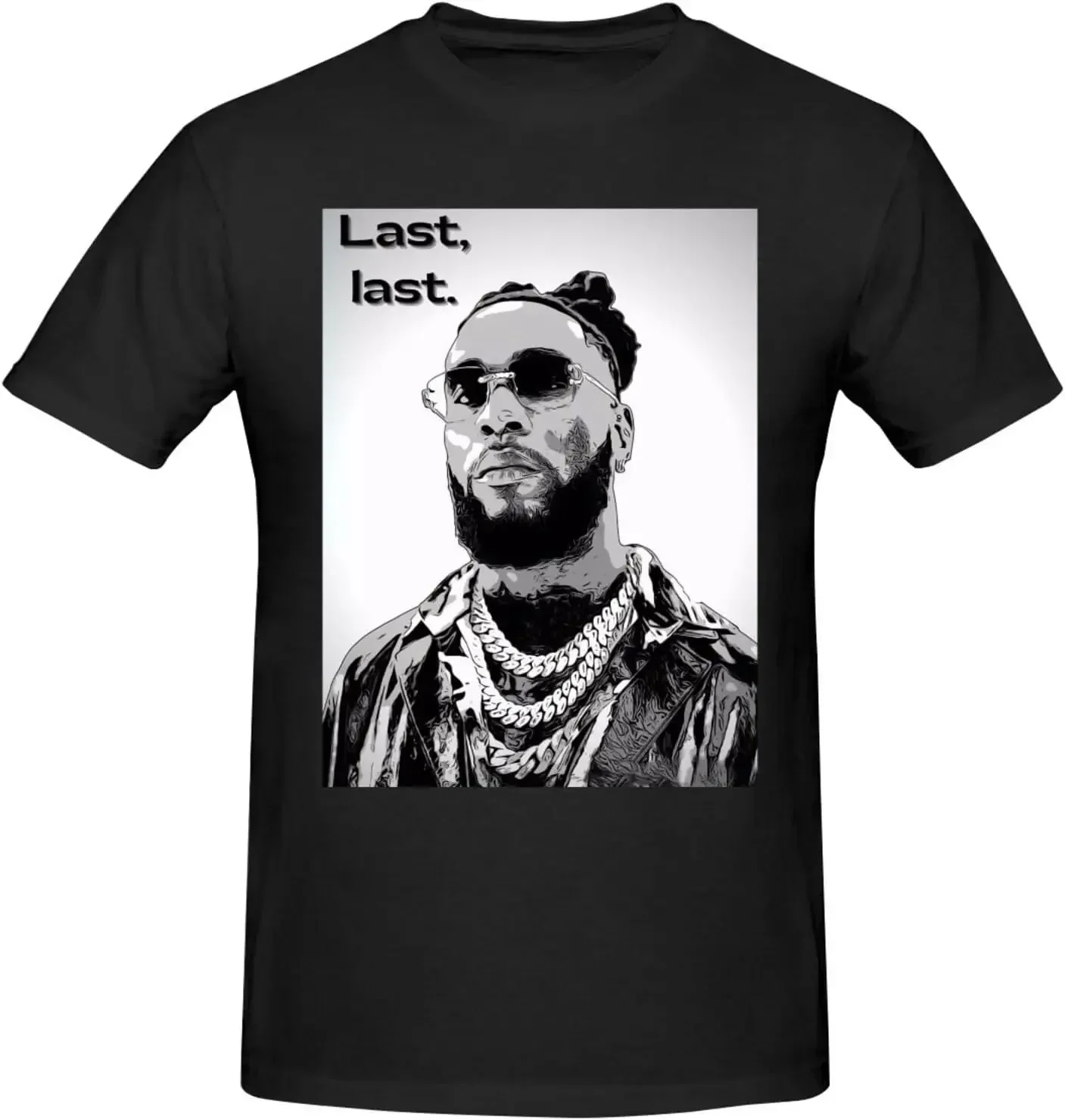 Burna Music Boy Shirt For Man Fashion Soft Breathable Cotton Short Sleeve T-Shirts Classics Casual Crew Neck Tees Black