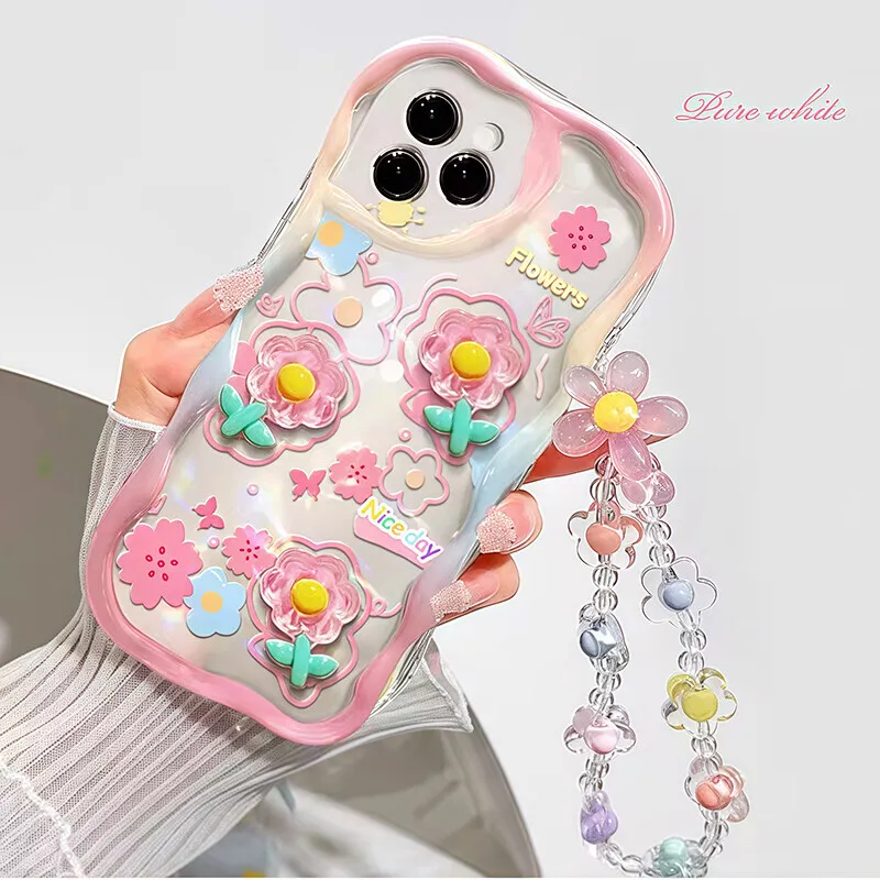 3D Flower Chain Cas…