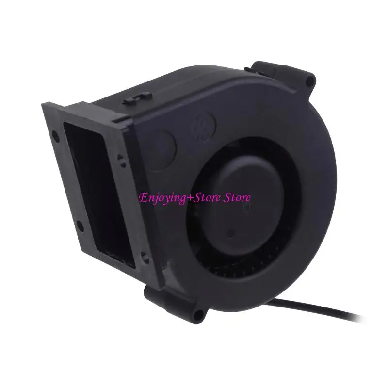 G6DA Square Air Duct 9733 Air Blower Fan ، Ball Bearing DC12V 5.5x2.1mm BBQ Fan