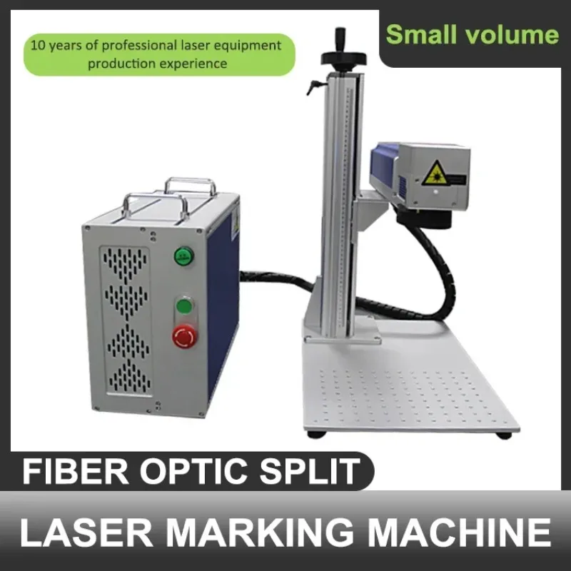 piccolo marcatore laser a fibra divisa BJJCZ sistema laser macchina per marcatura laser portatile per targhetta