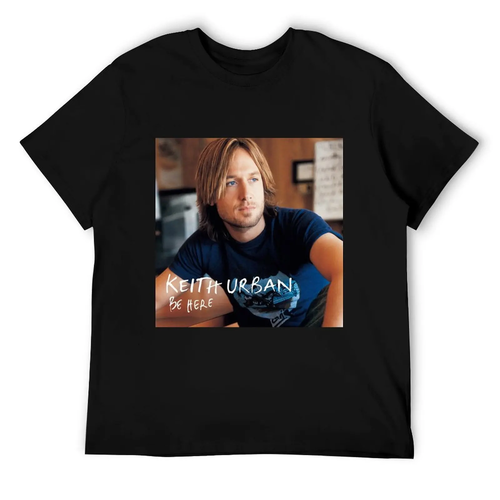 

Футболка Keith Urban Be here, мужские футболки с рисунком, дизайнерские мужские футболки, хлопковая футболка