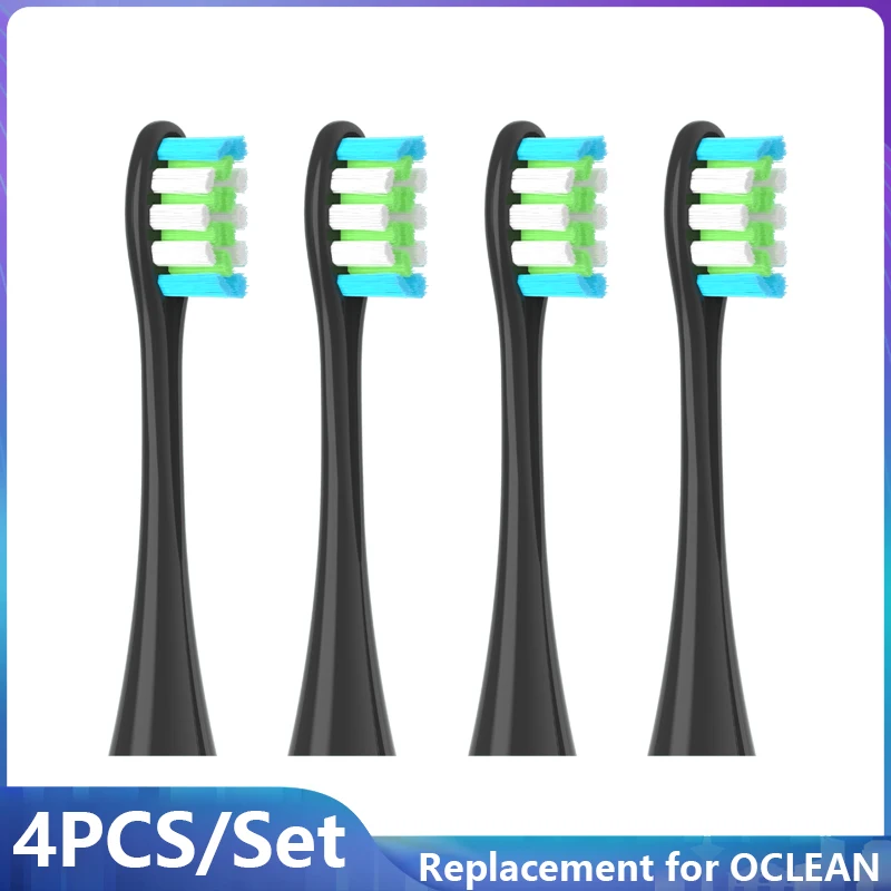 4pcs/6pcs Brush Heads for Oclean Electric Toothbrushes Universal Vacuum Sealed Packaged