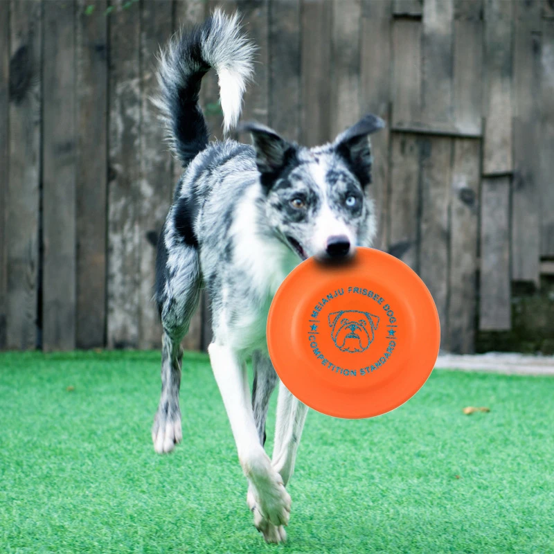 Dog Toy Specialized Training Flying Discs Interactive Soft Bite Resistant Fly Saucer Toy Plate For Small Large Dog Play Chew Toy