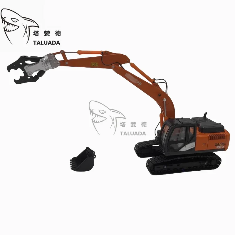 

For HITACHI Excavator Demolition Clamp ZX200-5A ZX210-5 ZX250-5 Alloy 1:50 Scale