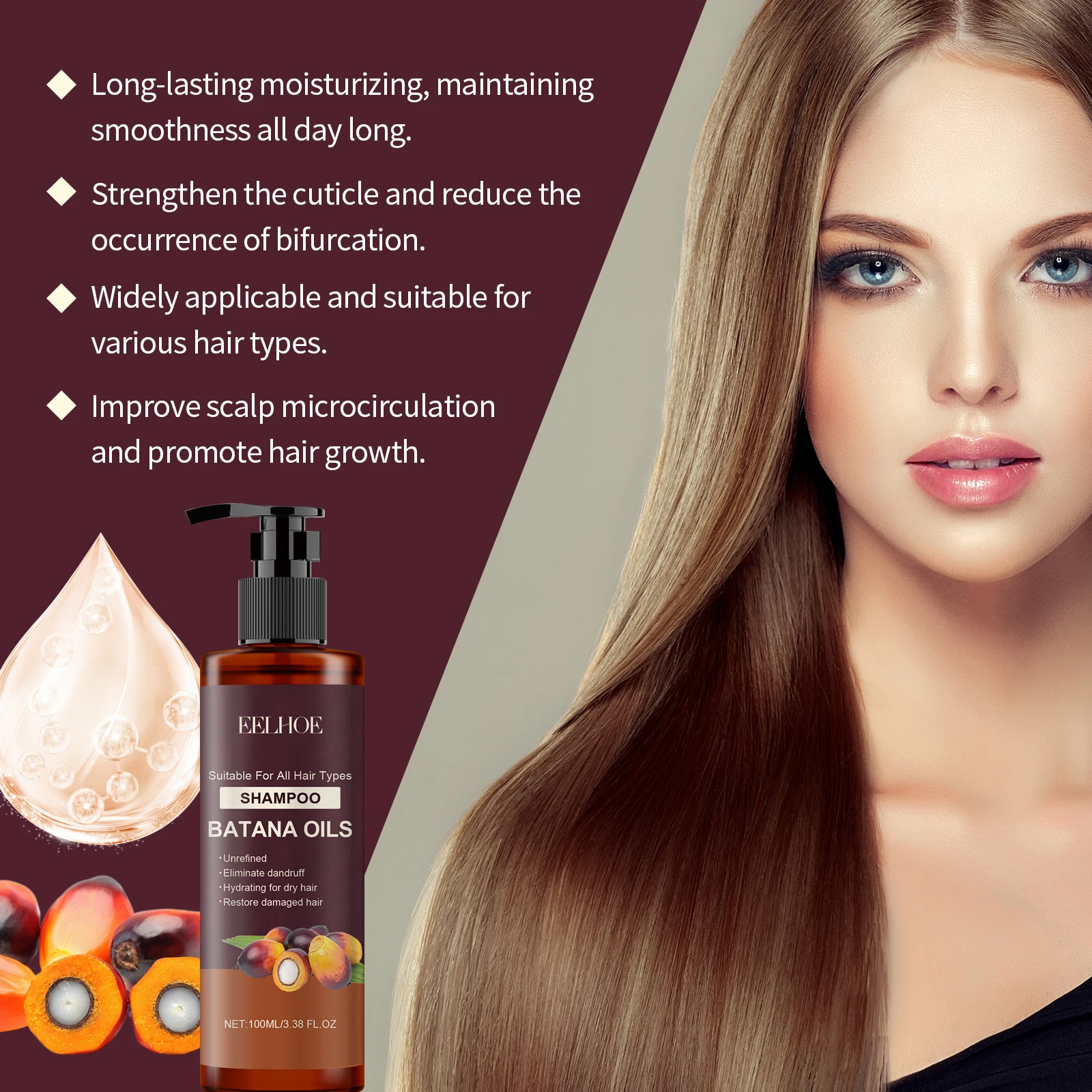 Organic Batana Hair Shampoo Ge - Hair Care Organic recension och pris