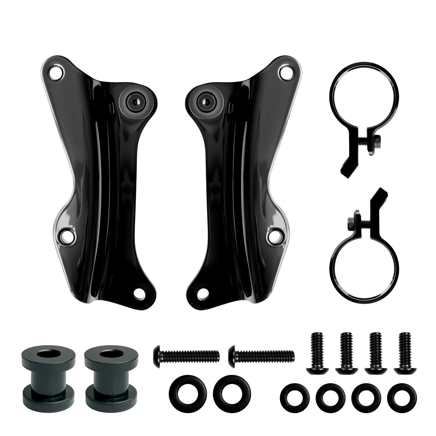 

Motorcycle Parts Black Pro Docking for Remote Reservoir for Harley Touring 2014-2026 Easy to Insatall