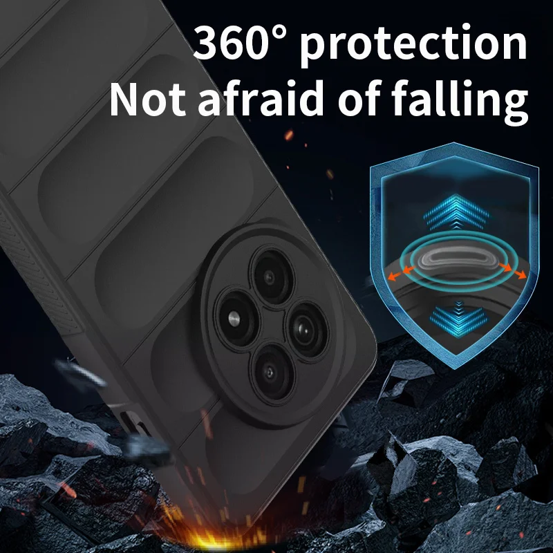 Soft Skin Feeling Flexible Silicone Case for OnePlus 13 13R One Plus 12 12R Protective Cover Shockproof Fundas Coque