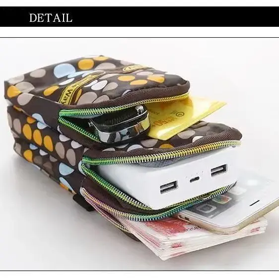 New Waterproof Mobile Phone Bag Printed Handbags Women Bags Women's Crossbody Bags Purse Clutch Phone Wallet Shoulder Bag